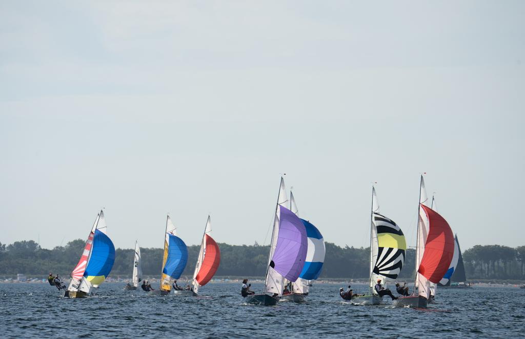 warnemuende cup ixylon 2024- Ixylons unter Spinnaker